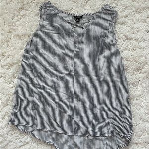 black and white tank top